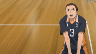 ハイキュー!! アニメ 第1期12話 東峰旭 烏野 音駒 練習試合 | HAIKYU!! Episode 12