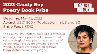 2023 Gaudy Boy Poetry Book Prize