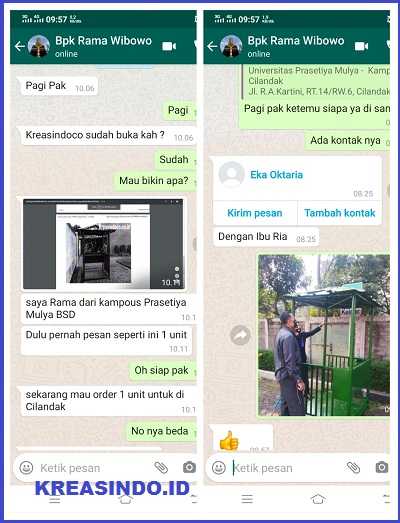 Pos Satpam Besi pesanan Universitas Prasetiya Mulya Cilandak Jakarta Selatan - Order ke Dua