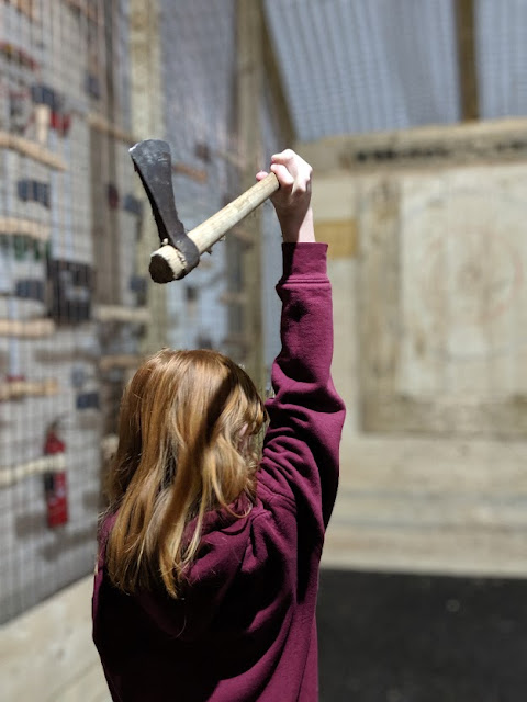 100 Days out for Teens across North East England - axe throwing