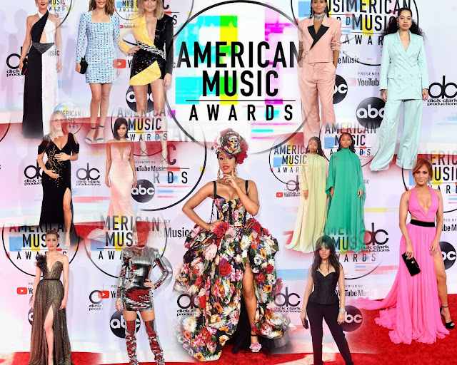 Melhores looks do American Music Awards 2018 (Foto montagem LFCS)