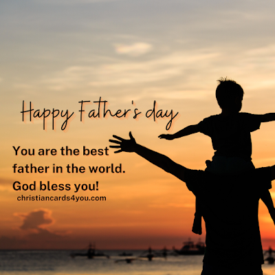 christian religious phrases quotes for happy father's day