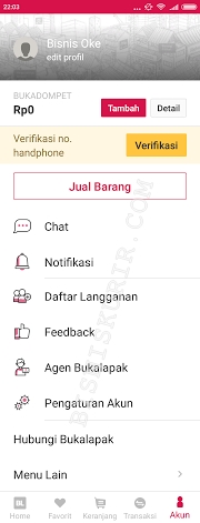 Buka toko di Bukalapak.