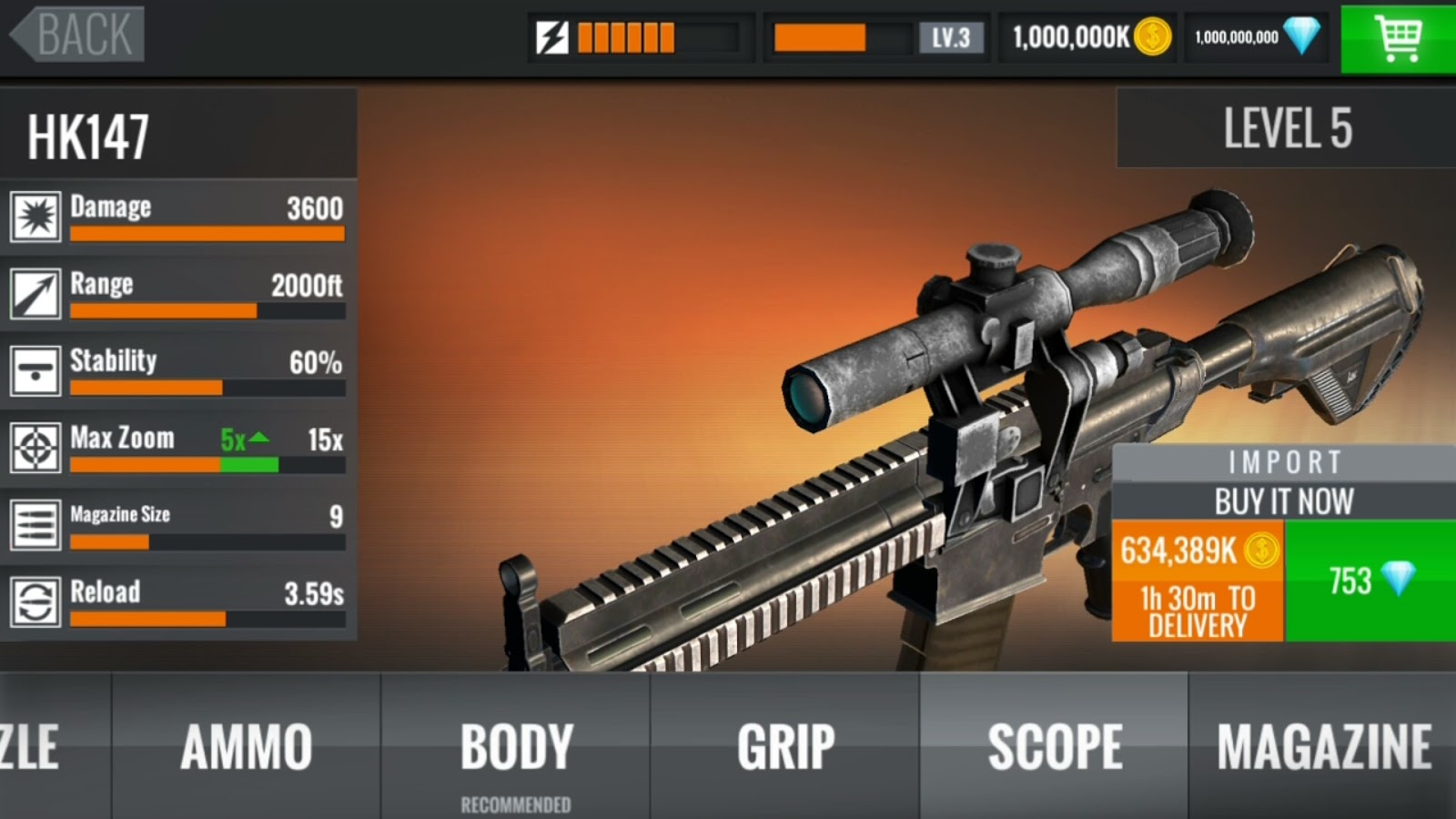 Gamehacks.Site/Sniper Sniper 3D Assassin Hack Android