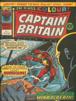 Marvel UK, Captain Britain #7, the Hurricane