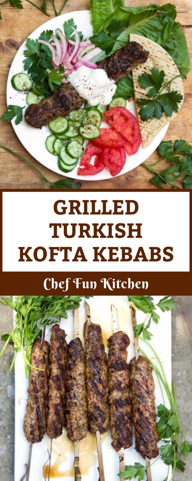 GRILLED TURKISH KOFTA KEBABS