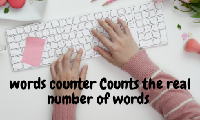 words counter Counts the real number of words