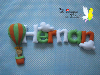 nombre-fieltro-Hernán-elbosquedelulu-hechoamanoparati-felt-feltro-regalo-personalizado-name-banner-baby-room-decoración-ifantil