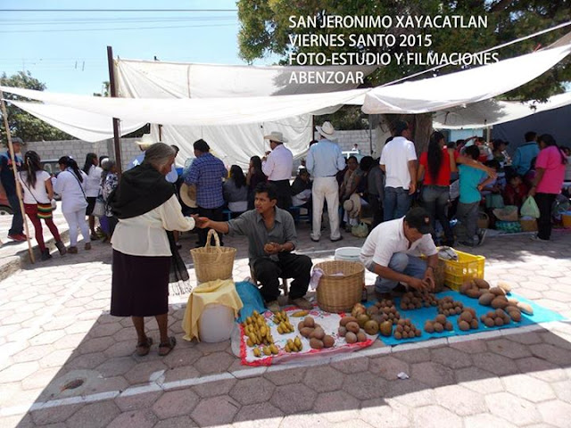 Mercado san Jeronimo Xayacatlan