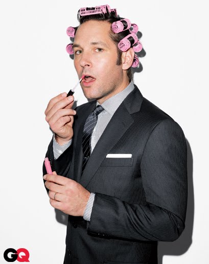 zach galifianakis gq interview. Paul Rudd is a cutie in GQ