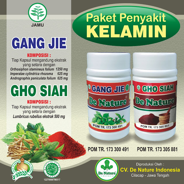 Obat Gonore (GO) Gang Jie & Gho Siah Di Apotek De Nature