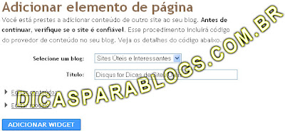 colocar widget de comentários no blogger