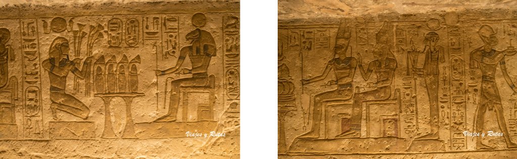 Interior del templo de Ramses II, Abu Simbel
