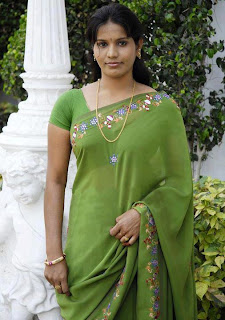 Homely Tamil girl with minimum make up. 