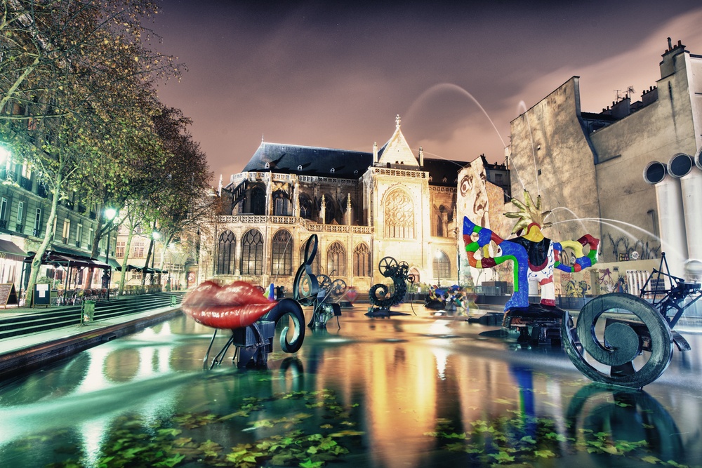 18 Amazing Fountains From All Over The World That Are Real Works Of Art - Stravinsky Fountain in Paris, France