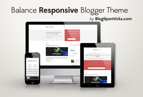 Balance Responsive Blogger Theme Demo