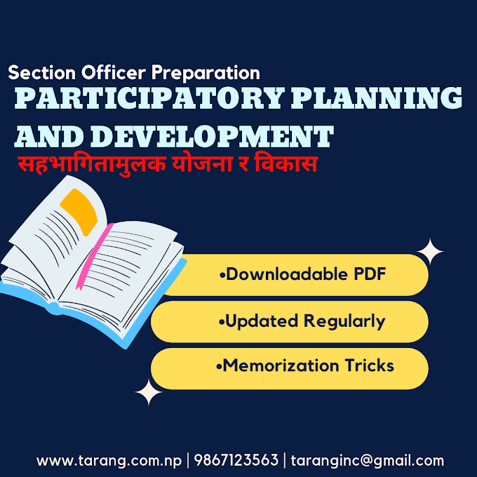 Participatory Planning and Development