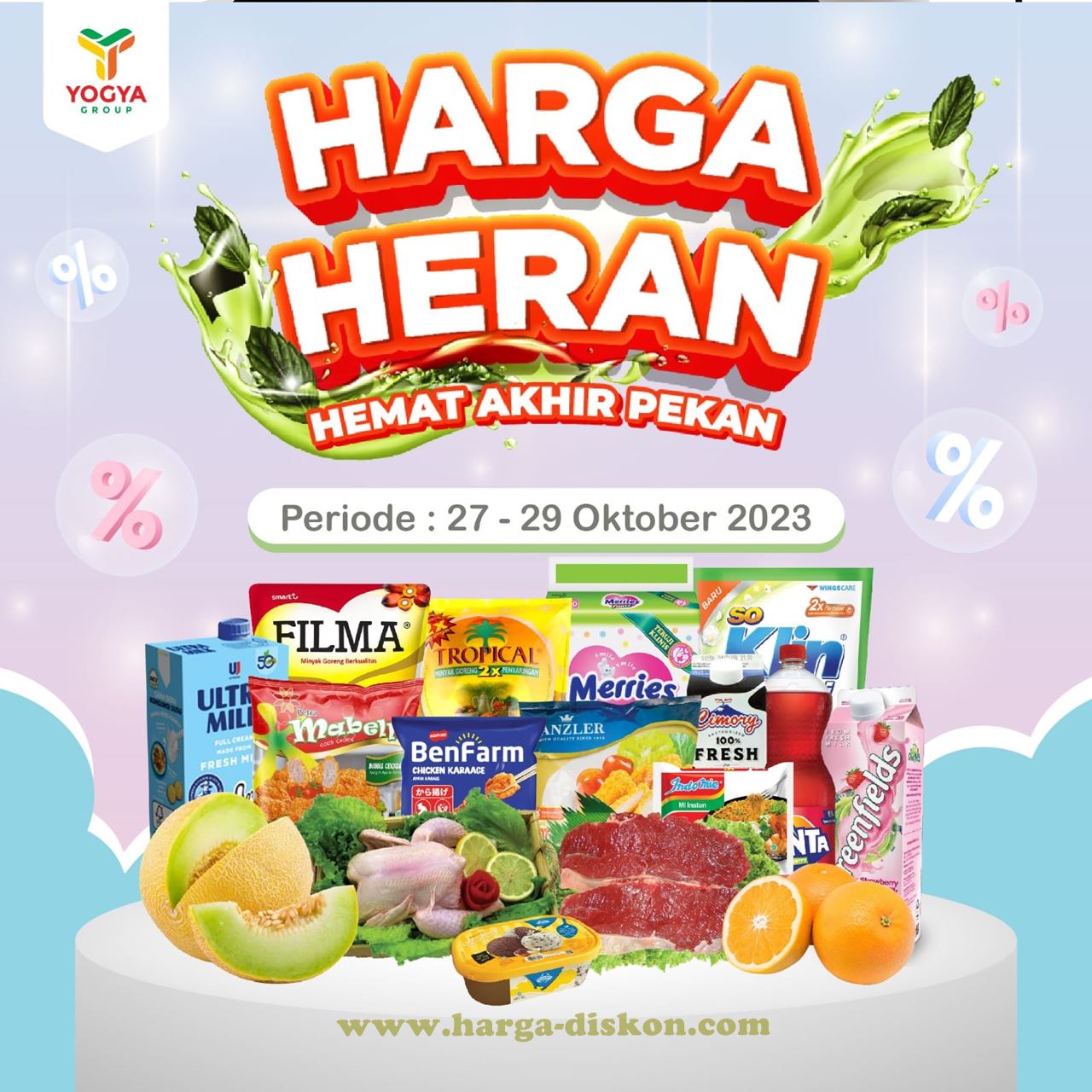 Promo Toserba YOGYA Akhir Pekan 27 - 29 Oktober 2023