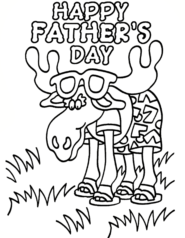 free coloring pages fathers day coloring pages free