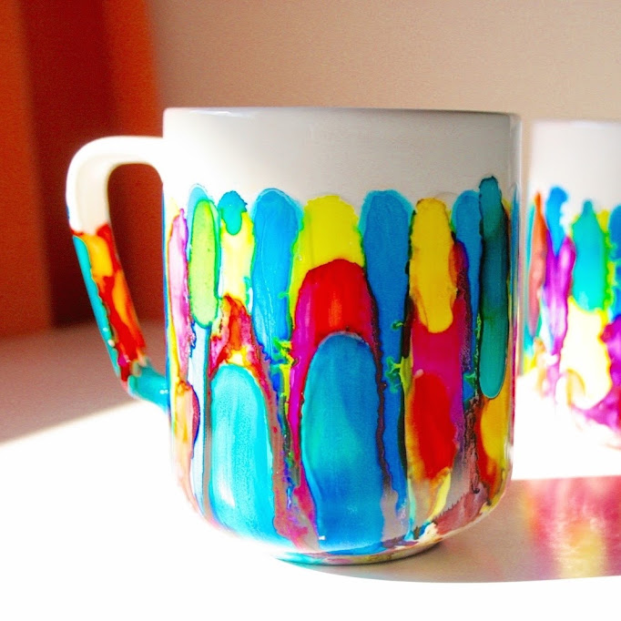 DIY Tye Dye Mugs