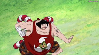 ワンピースアニメ 女ヶ島編 413話 戦桃丸 | ONE PIECE Episode 413