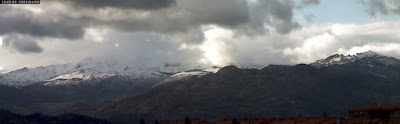 Nieve en la sierra de Guadarrama 2-4-2020