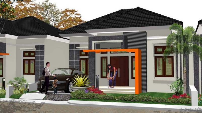 Contoh dan Gambar  serta Model Eksterior  Rumah  minimalis  