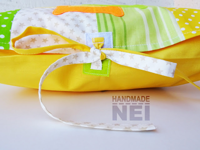 Handmade Nel: Пачуърк калъфка за възглавница "Габи"