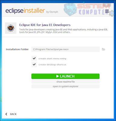 Tutorial Instal Eclipse di Windows