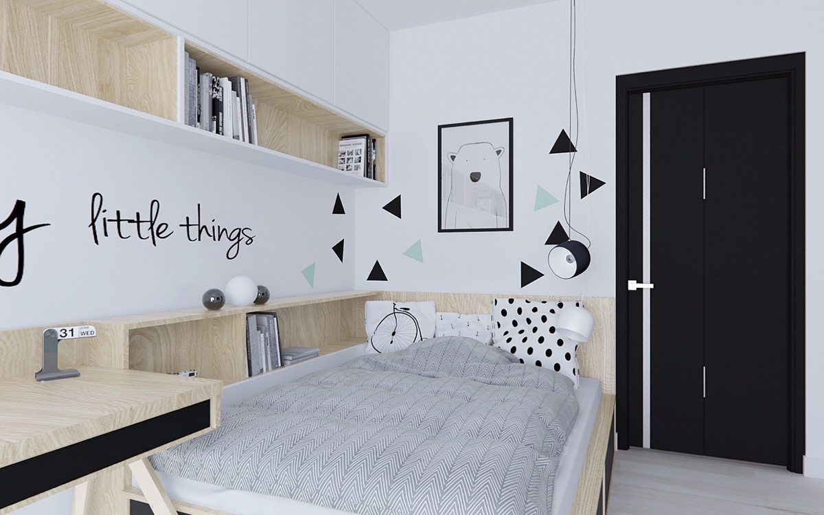 59 Desain  Kamar  Tidur  Nuansa  Hitam Putih 