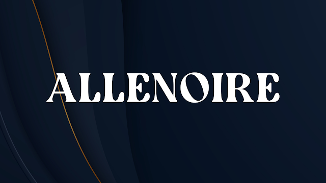 Download Allenoire Font font for Free