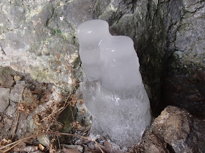 Zakrzówek, Skałki Twardowskiego, Jaskinia Twardowskiego, lodowe stalagmity