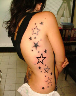 Side Body Tattoo Ideas With Star Tattoo Designs With Pictures Side Body Star Tattoos For Female Tattoo Galleries 3