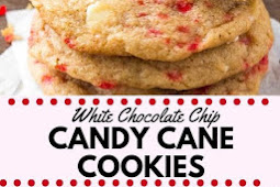 White Chocolate Candy Cane Cookies