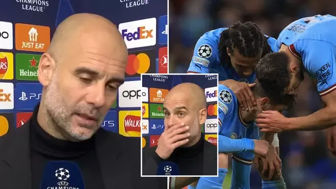Pep Guardiola claims he is 'emotionally destroyed' in honest interview after Man City's Champions League win over Bayern Munich