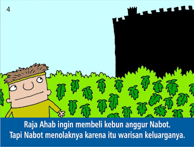 Komik Alkitab Anak: Kebun Anggur Nabot