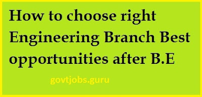 How to choose right Engineering Branch?