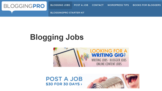 Image of BloggingPro's home page which is among one of the most popular freelancing websites in India