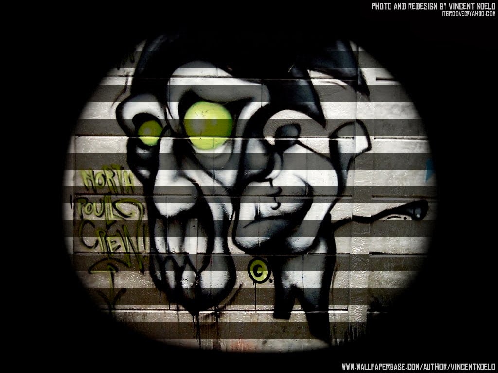 Graffiti Wallpapers "Face Character" by Vincent Koelo