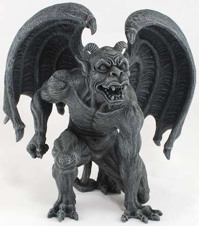 We looked at European Gargoyles and discussed their symbolism on the sides