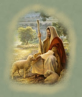  Religious Jesus Christ  with sheep Picture