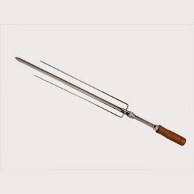 Triple Skewer for NorCal Ovenworks Brazilian Churrasco Rotisserie Grills