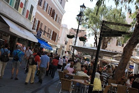 Main street of Gibraltar