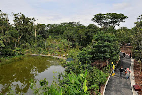 The Keppel Discovery Wetlands (left).