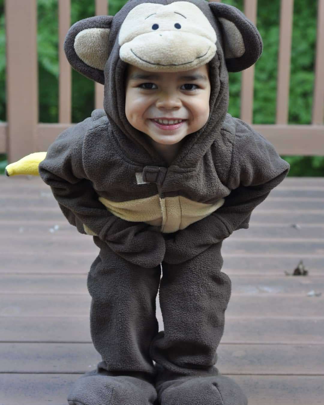 Toddler Monkey Costume for Halloween | Taste As You Go