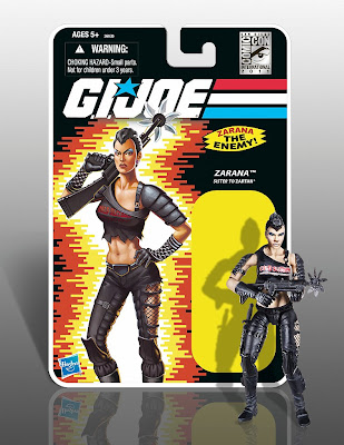 San Diego Comic-Con 2011 Exclusive Modern All Black Zarana Limited Edition G.I. Joe Action Figure