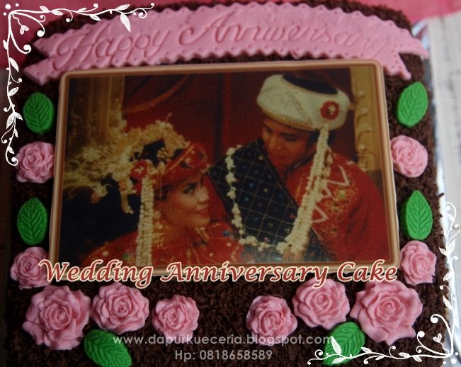  Dapur  Kue  Ceria Wedding Anniversary Cake for my Old 
