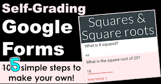 How to make a self-grading Google Form step by step directions and video