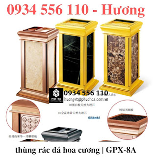 Thùng rác đá hoa cương cao cấp GPX-8A