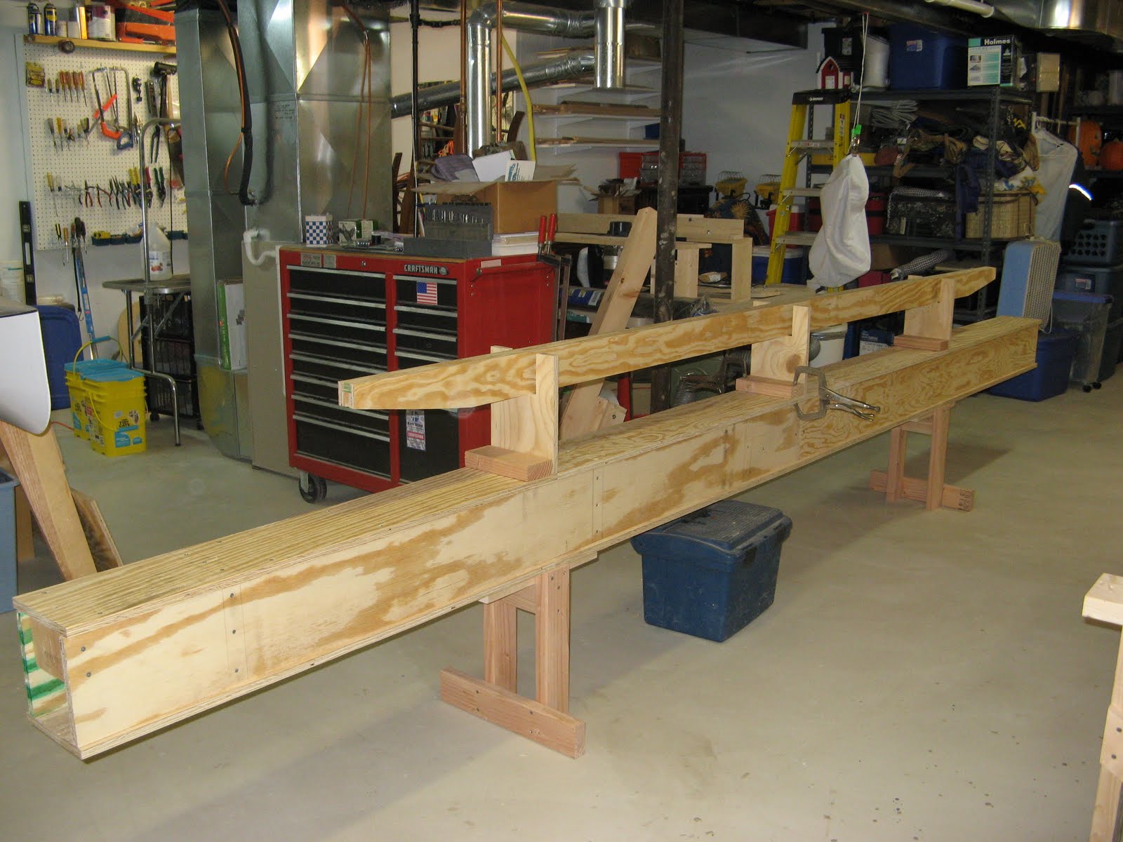 petrel build: petrel strong back